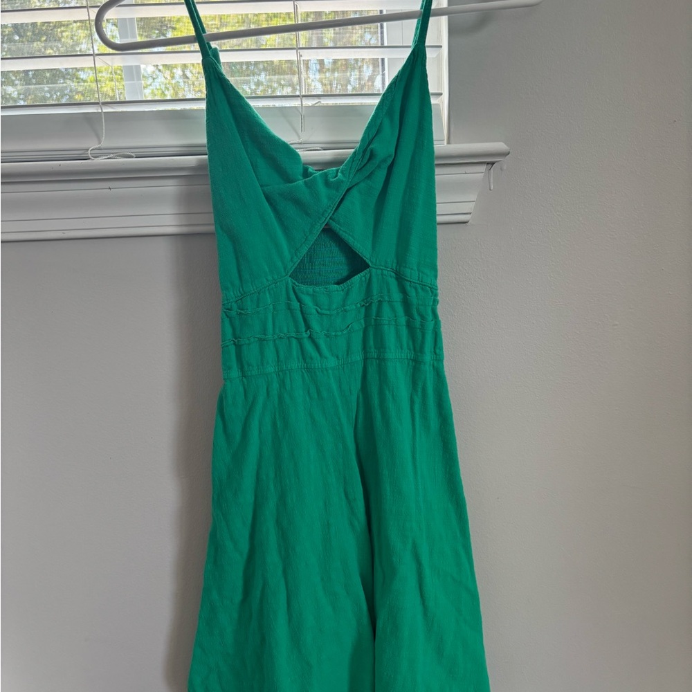 Blanco by Nature Green Sleeveless Dress